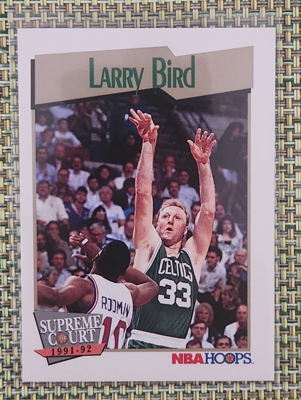 Larry Bird Supreme Court Trading Card